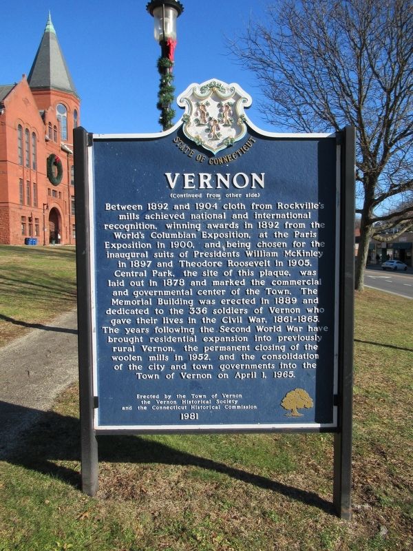 Vernon Marker. Click for full size. Vernon Marker image. Click for full size.