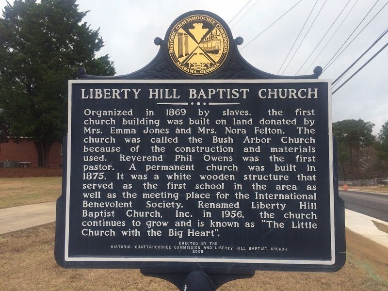 Liberty Hill Baptist Church Marker image. Click for full size.