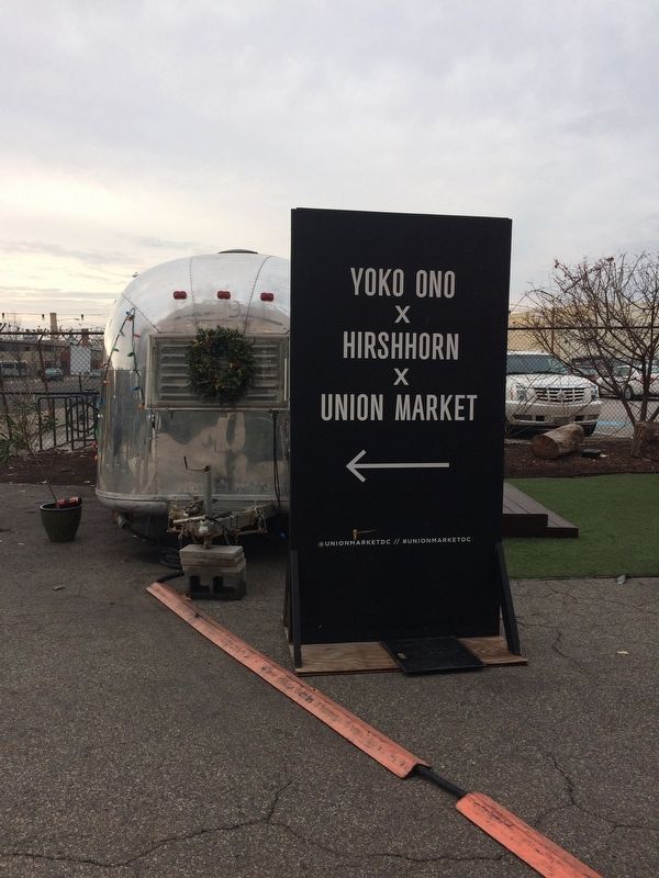 Sign on the south side of Union Market. Click for full size. Sign on the south side of Union Market image. Click for full size.
