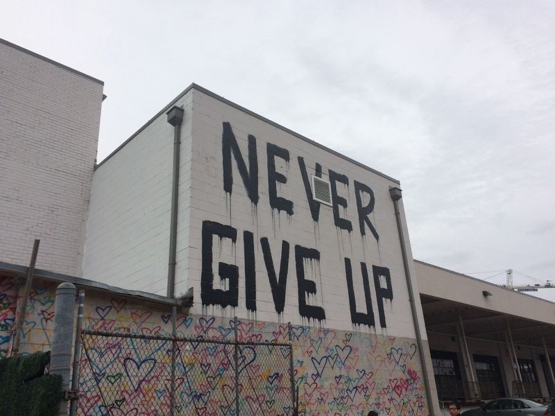 Mural along the north side of the building.. Click for full size. Mural along the north side of the building. image. Click for full size.