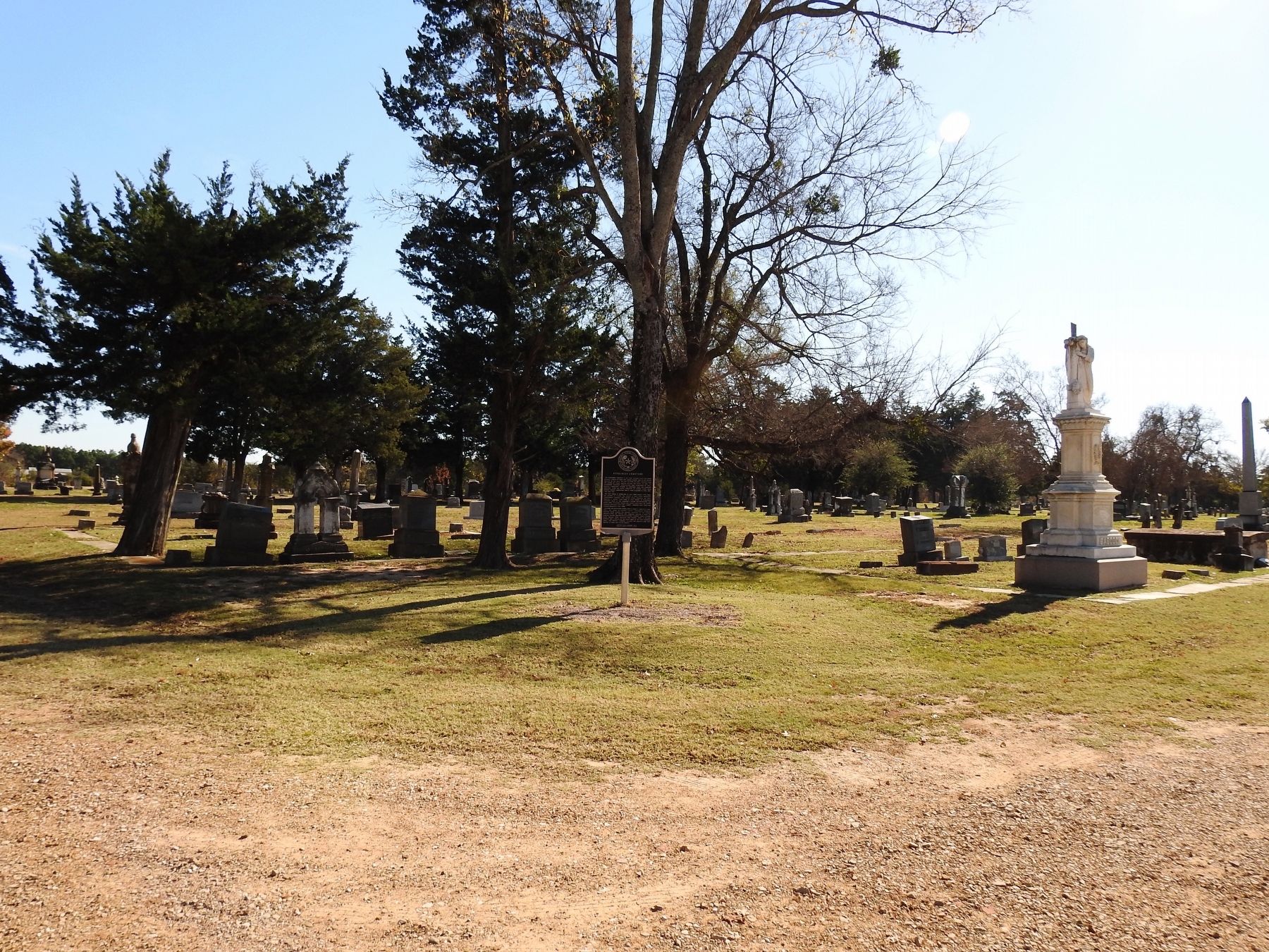 Evergreen Cemetery Marker vicinity. Click for full size. Evergreen Cemetery Marker vicinity image. Click for full size.