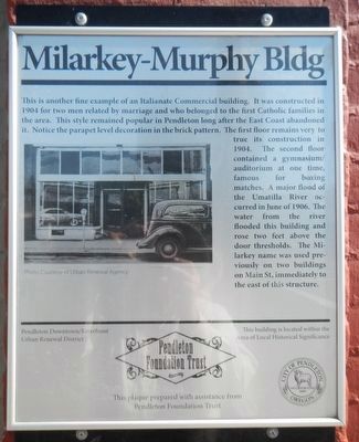 Milarkey-Murphy Bldg Marker image. Click for full size.