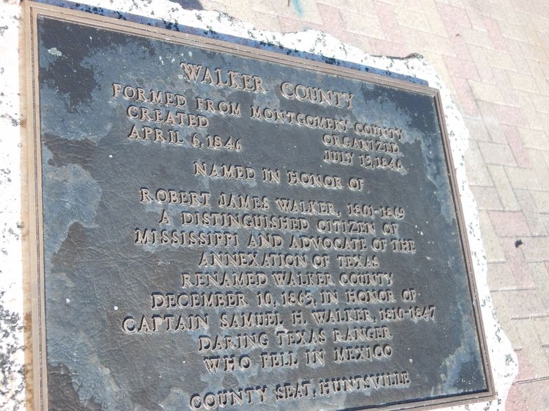 Walker County Marker image. Click for full size.