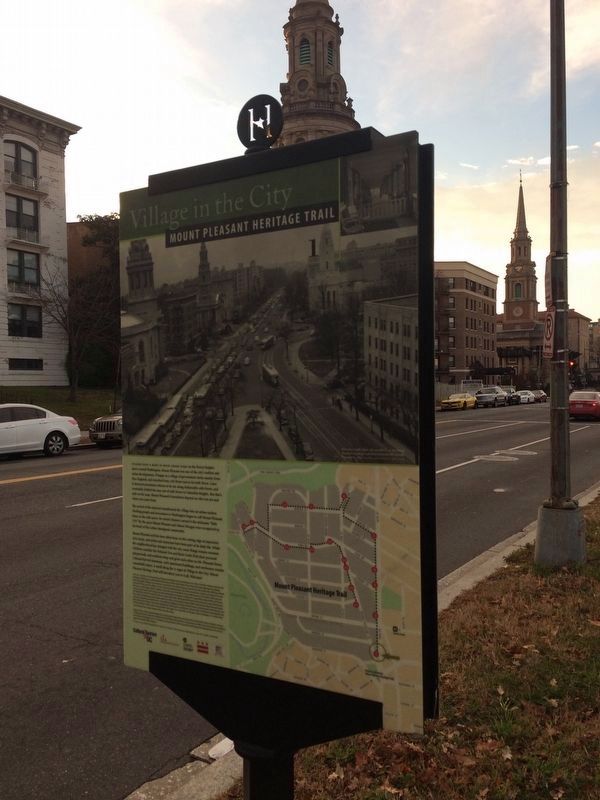 Back of Fashionable 16th Street Marker. Click for full size. Back of Fashionable 16th Street Marker image. Click for full size.