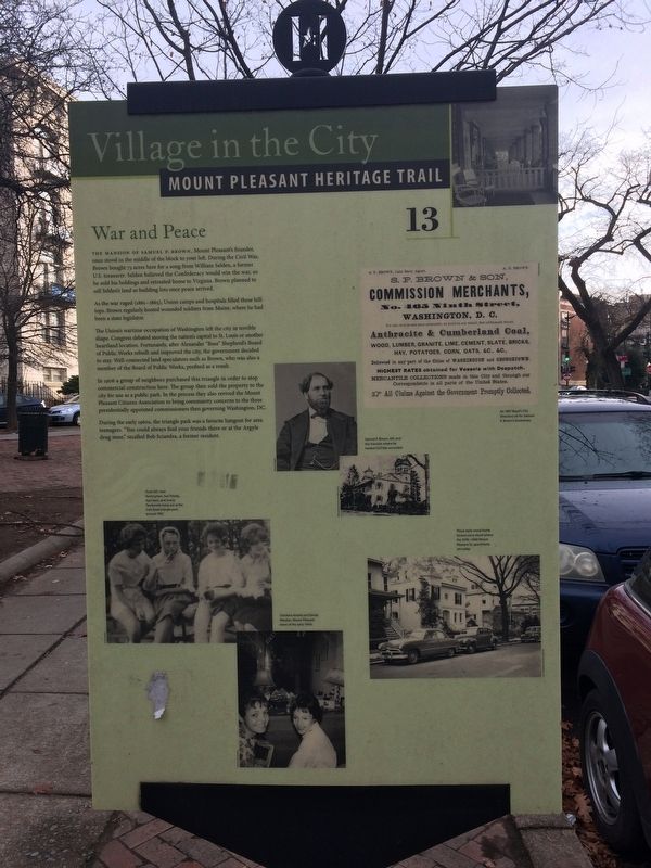 War and Peace Marker. Click for full size. War and Peace Marker image. Click for full size.