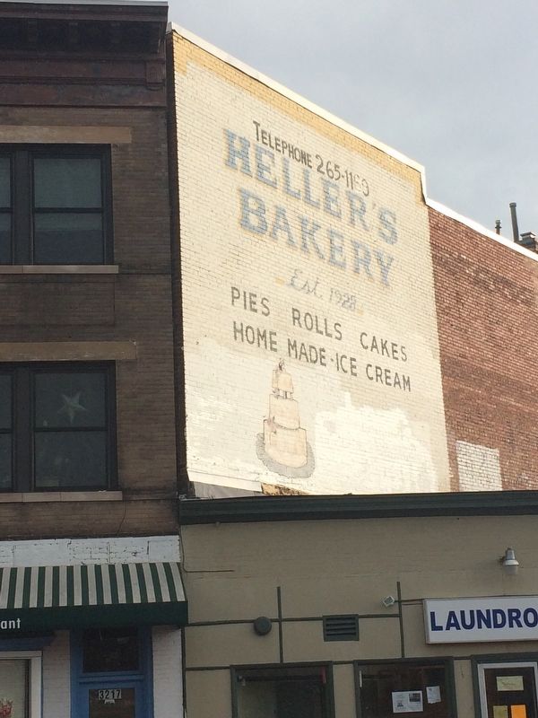 Heller's Bakery Mural image. Click for full size.