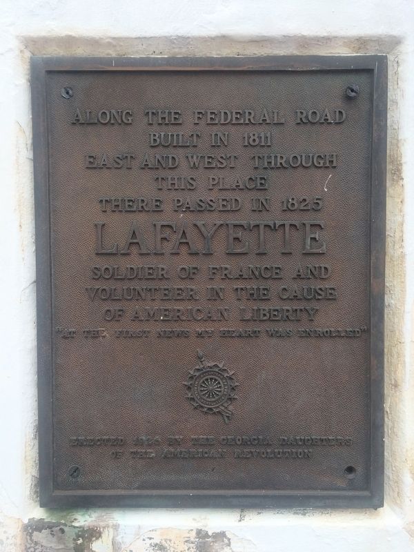 The Lafayette Monument Marker image. Click for full size.