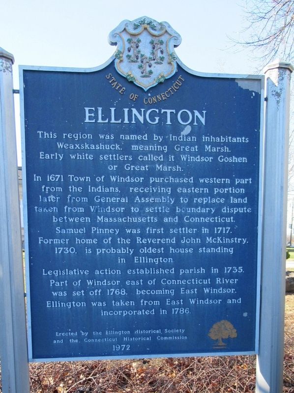 Ellington Marker image. Click for full size.