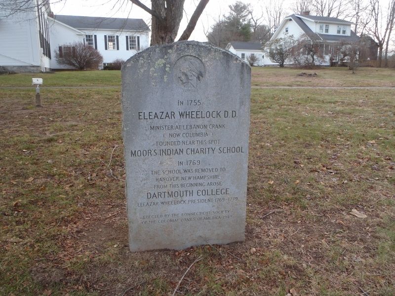 Eleazar Wheelock D.D. Marker image. Click for full size.