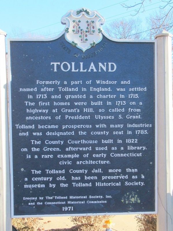Tolland Marker image. Click for full size.