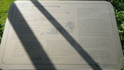 The Lower Crossing Marker image. Click for full size.