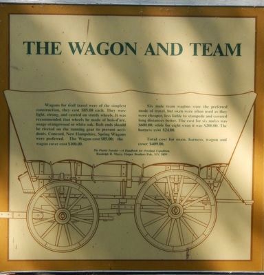 The Wagon and Team panel image. Click for full size.