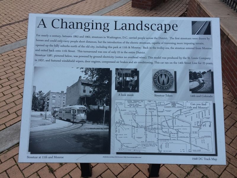 A Changing Landscape Marker image. Click for full size.