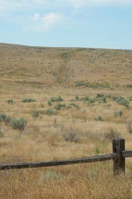 Oregon Trail Ascending the Hill. Click for full size. Oregon Trail Ascending the Hill image. Click for full size.