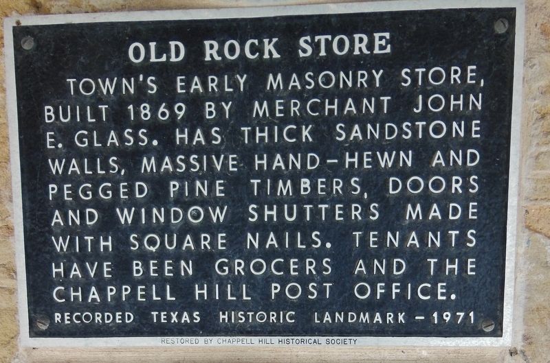 Old Rock Store Marker image. Click for full size.
