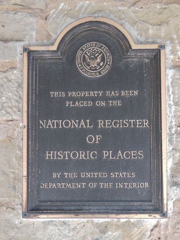 Old Rock Store National Register of Historic Places Plaque image. Click for full size.