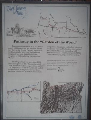 Pathway to the "Garden of the World" panel image. Click for full size.