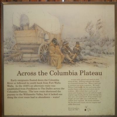Across the Columbia Plateau panel. Click for full size. Across the Columbia Plateau panel image. Click for full size.