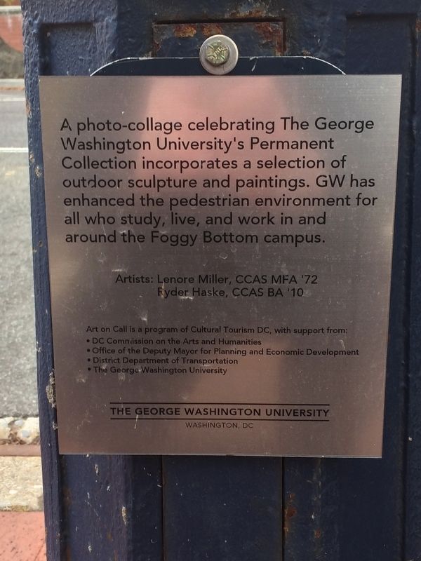 George Washington Marker. Click for full size. George Washington Marker image. Click for full size.