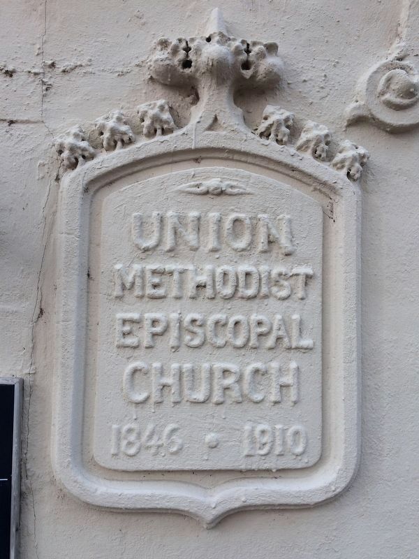 Union Methodist Church Sign image. Click for full size.