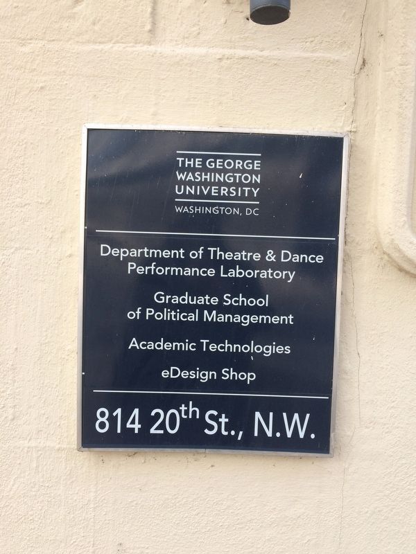 Sign on the Church Building image. Click for full size.