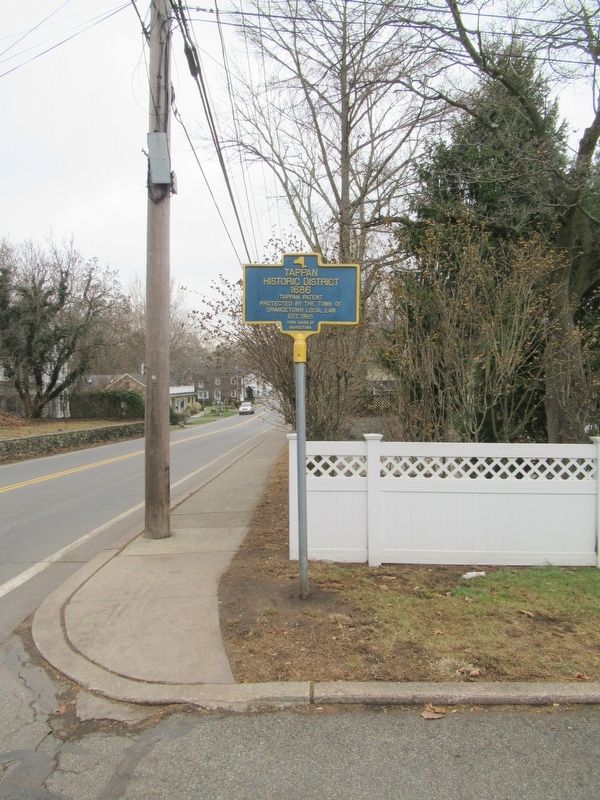 Tappan Historic District Marker image. Click for full size.