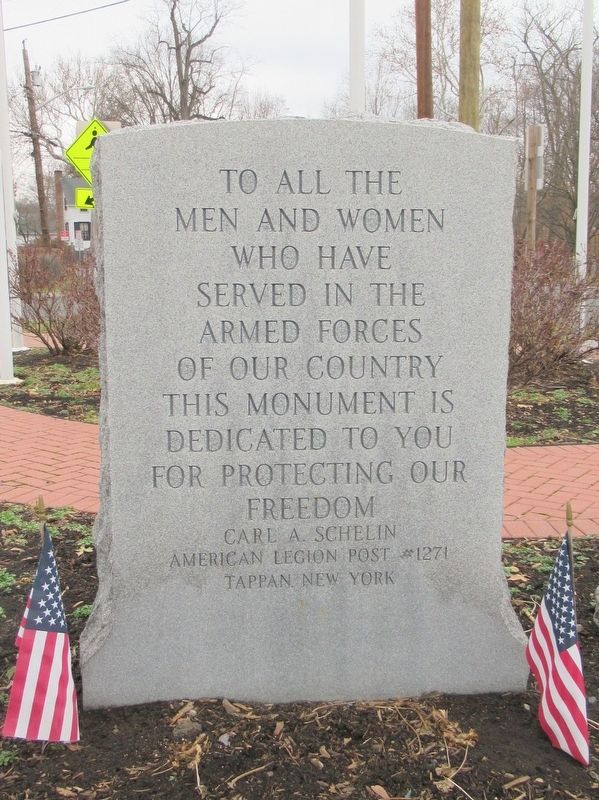 Tappan Veterans Monument. Click for full size. Tappan Veterans Monument image. Click for full size.