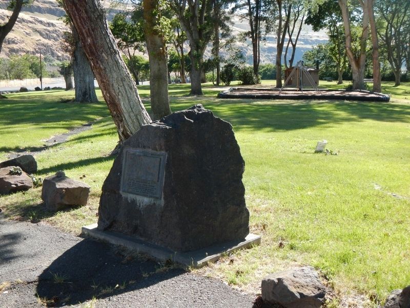 Celilo Falls Fishing Grounds Marker. Click for full size. Celilo Falls Fishing Grounds Marker image. Click for full size.