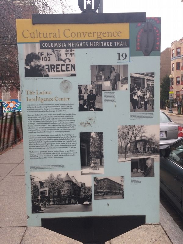 The Latino Intelligence Center Marker. Click for full size. The Latino Intelligence Center Marker image. Click for full size.