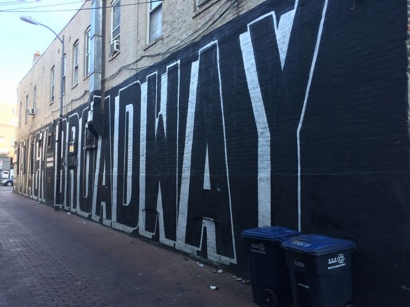 Black Broadway Mural from the South image. Click for full size.