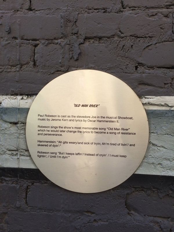 "Old Man River" Marker. Click for full size. "Old Man River" Marker image. Click for full size.