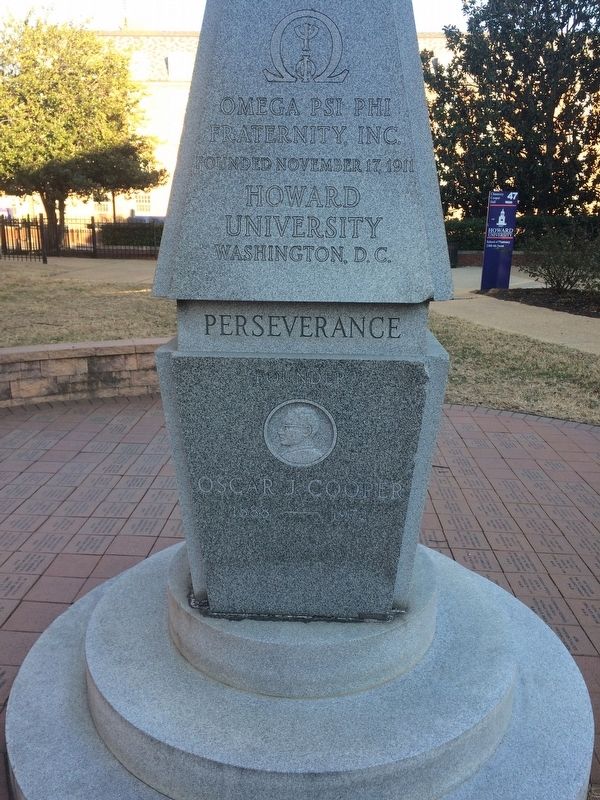 Omega Psi Phi Fraternity, Inc. Marker image. Click for full size.