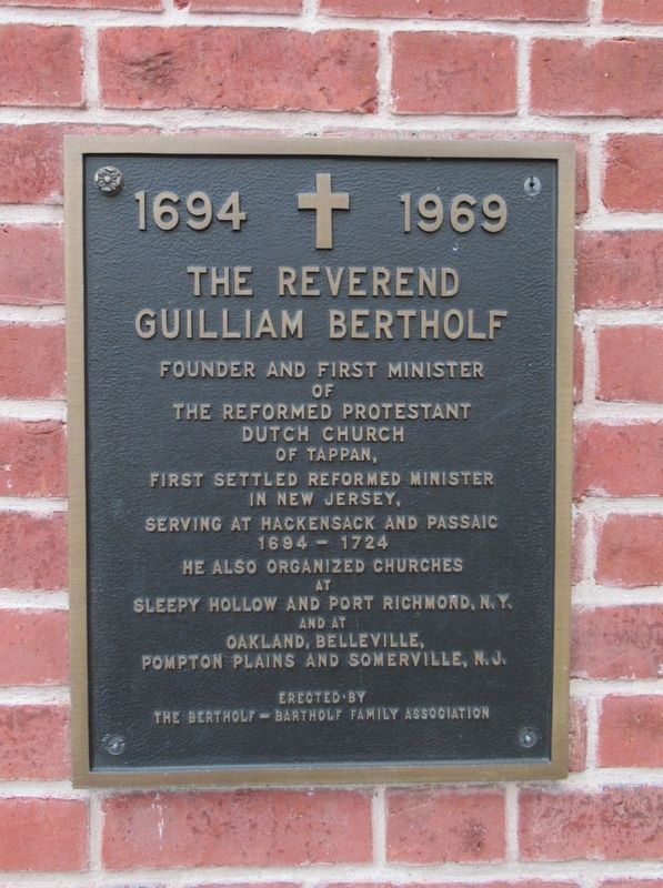 Rev. Guilliam Bertholf Marker image. Click for full size.