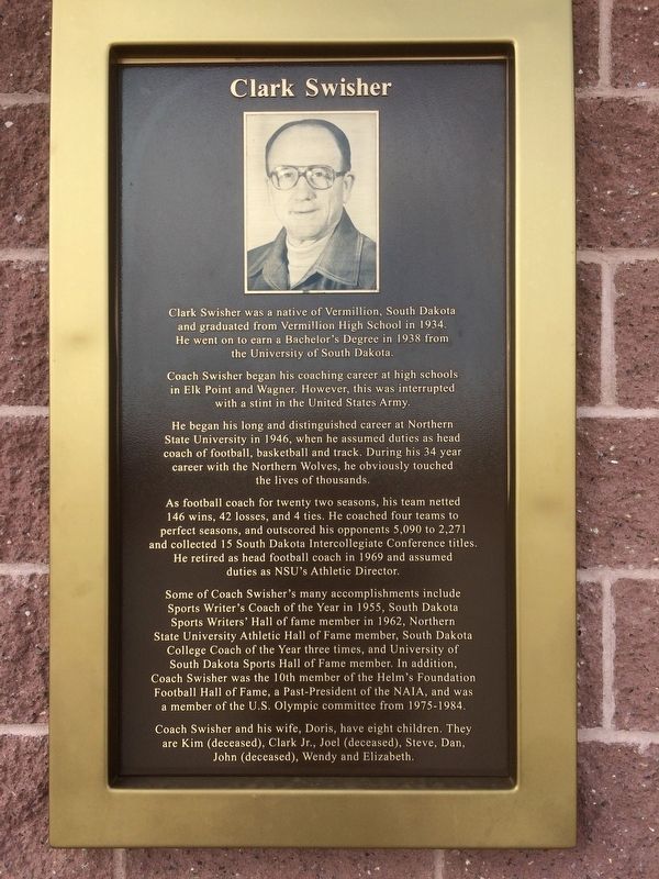 Clark Swisher Marker. Click for full size. Clark Swisher Marker image. Click for full size.