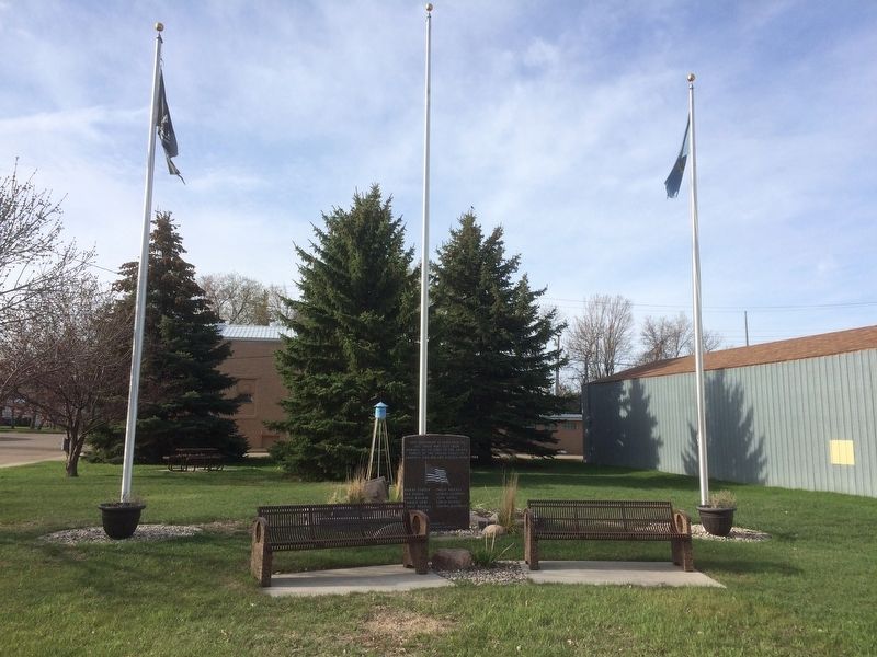 Bowdle, South Dakota Veteran's Memorial Marker image. Click for full size.