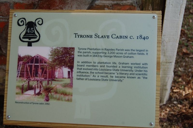 Tyrone Slave Cabin Marker image. Click for full size.