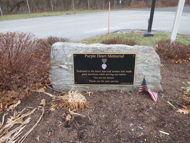 Purple Heart Memorial. Click for full size. Purple Heart Memorial image. Click for full size.