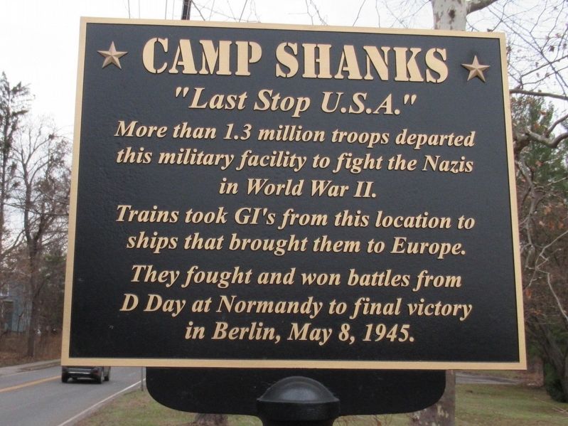 Camp Shanks Marker image. Click for full size.