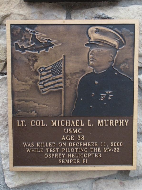 Lt. Col. Michael L. Murphy Marker image. Click for full size.