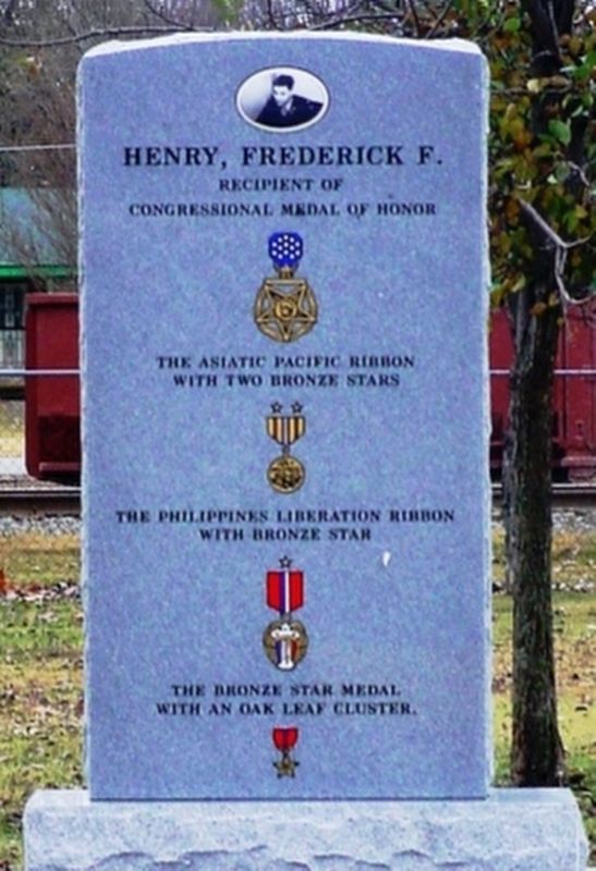 Frederick F. Henry Memorial Marker image. Click for full size.