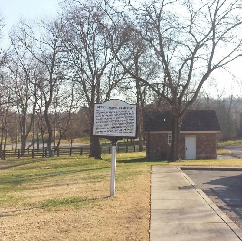 Kings� Chapel Cemetery Marker image. Click for full size.