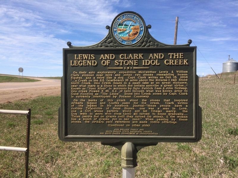 Lewis and Clark and the Legend of Stone Idol Creek image. Click for full size.