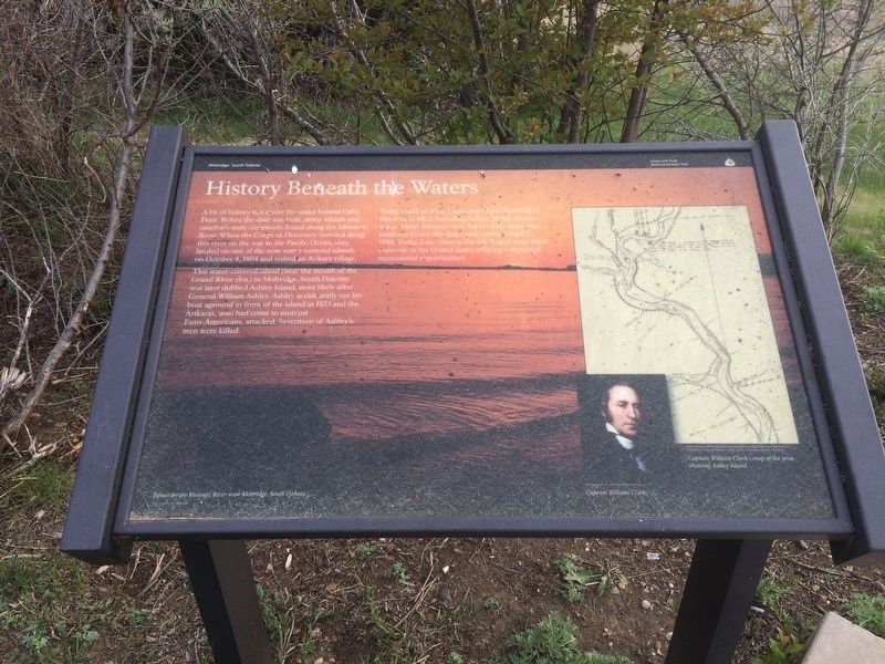 History Beneath the Waters Marker image. Click for full size.