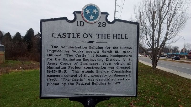 Castle on the Hill Marker. Click for full size. Castle on the Hill Marker image. Click for full size.