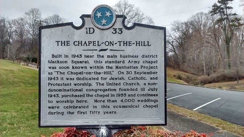 The Chapel-on-the-Hill Marker image. Click for full size.