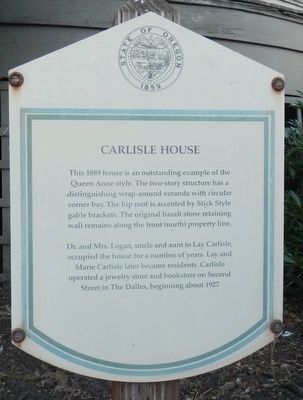 Carlisle House Marker image. Click for full size.