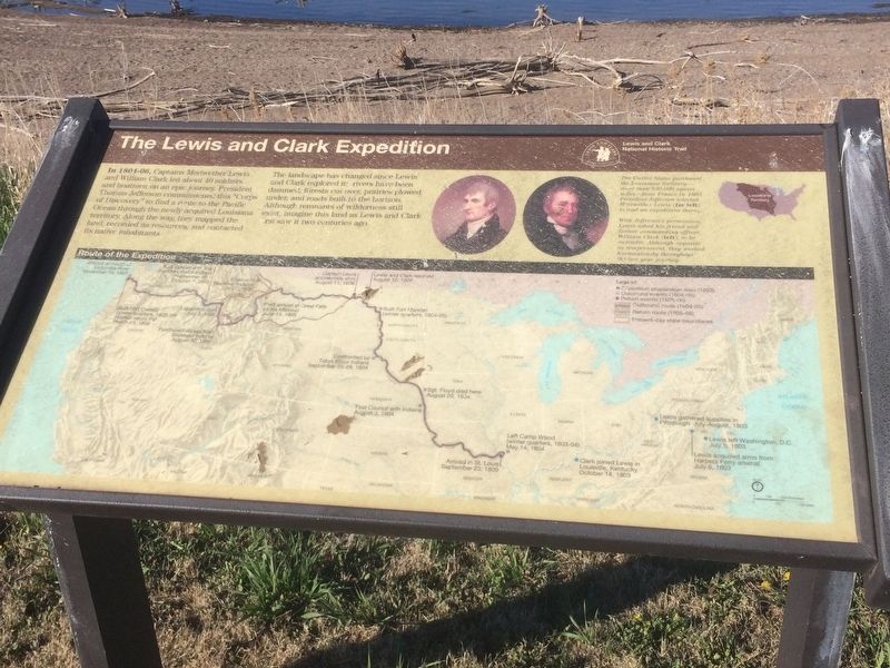 Lewis and Clark Expedition Marker image. Click for full size.