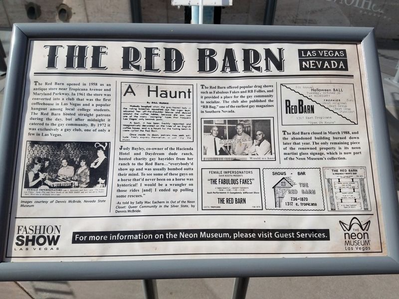 The Red Barn Marker image. Click for full size.