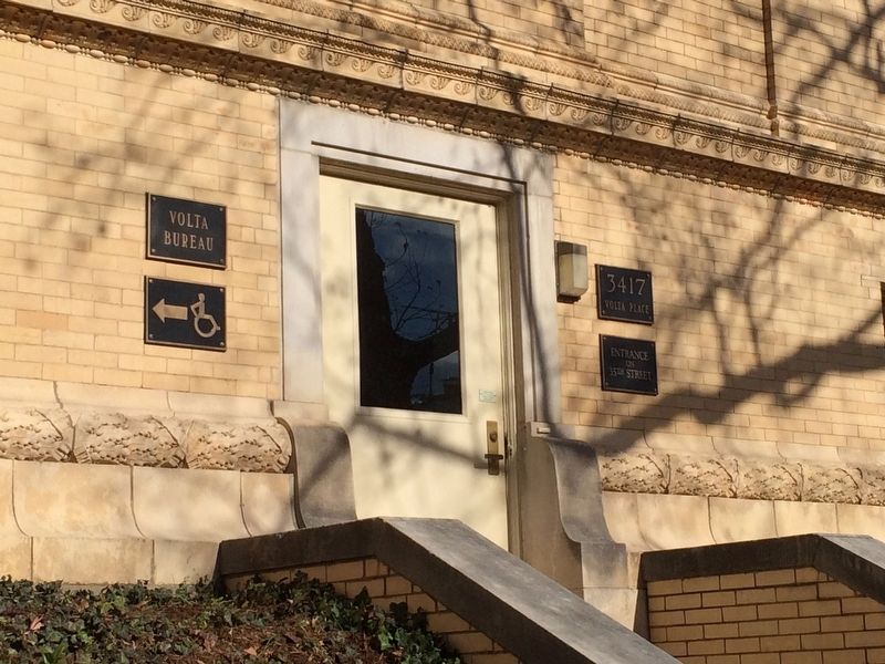 South side of Volta Bureau Building image. Click for full size.
