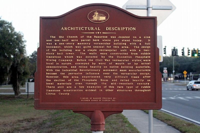 Architectural Description Marker (side 2) image. Click for full size.